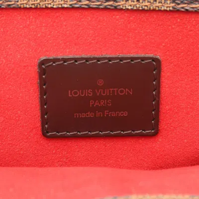 Pre-owned Louis Vuitton Brown Coated Canvas Pvc Damier Canvas Leather Tote Bag ()