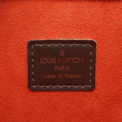 Pre-owned Louis Vuitton Brown Coated Canvas Pvc Leather Damier Canvas Tote Bag ()
