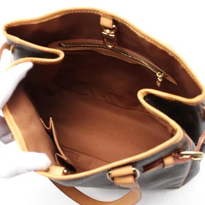 Pre-owned Louis Vuitton Brown Coated Canvas Pvc Leather Monogram Tote Bag ()