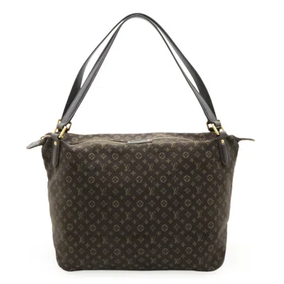 Pre-owned Louis Vuitton Brown Dark Brown Fusain Canvas Shoulder Bag Tote Bag ()