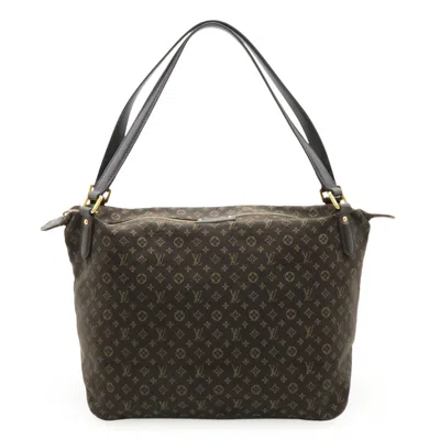 Pre-owned Louis Vuitton Brown Dark Brown Fusain Canvas Shoulder Bag Tote Bag ()