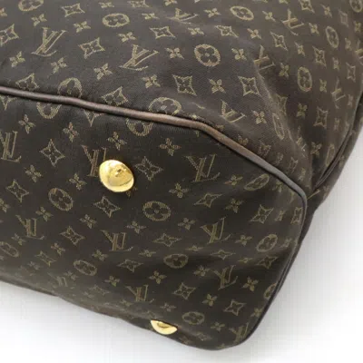 Pre-owned Louis Vuitton Brown Dark Brown Fusain Canvas Shoulder Bag Tote Bag ()