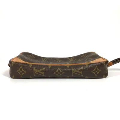 Pre-owned Louis Vuitton Brown Monogram Canvas Clutch Bag Pouch ()