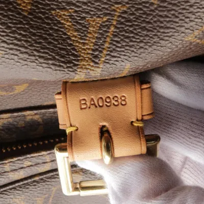 Pre-owned Louis Vuitton Brown Pvc Coated Canvas Leather Backpack ()