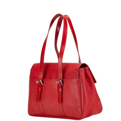 Pre-owned Louis Vuitton Epi Red Color Tote Bag ()