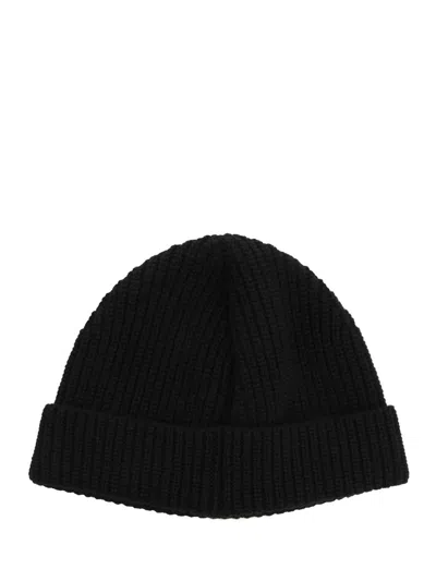 Valentino Cashmere Bennie Cap Hats Black