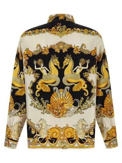 Versace Coral Theatre Shirt And Blouse Multicolor In Multi