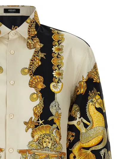 Versace Coral Theatre Shirt And Blouse Multicolor In Multi