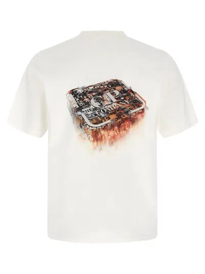 C.p. Company C. P. Company Double-sided Print T-shirt In White