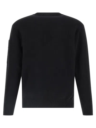 C.p. Company Extrafine Wool Sweater Sweaters And Cardigans Black In Black