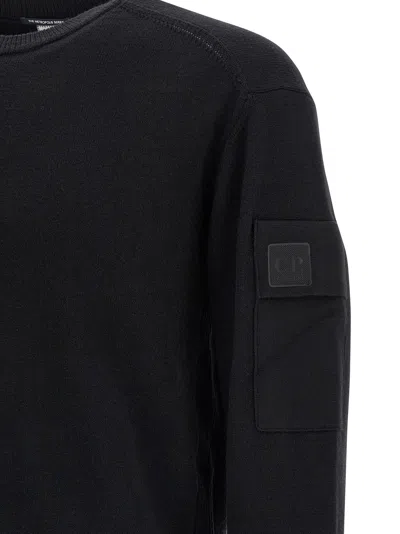 C.p. Company Extrafine Wool Sweater Sweaters And Cardigans Black In Black