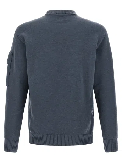 C.p. Company Extrafine Wool Sweater Sweaters And Cardigans Blue In Blue