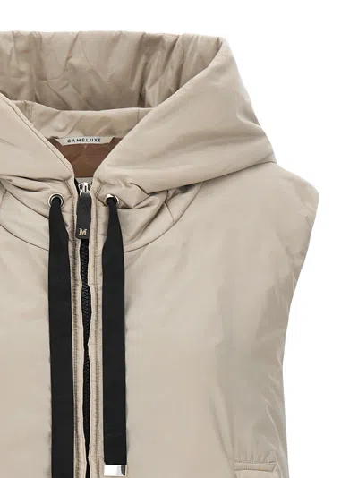 Max Mara The Cube Waterproof Vest Greengo In Neutral