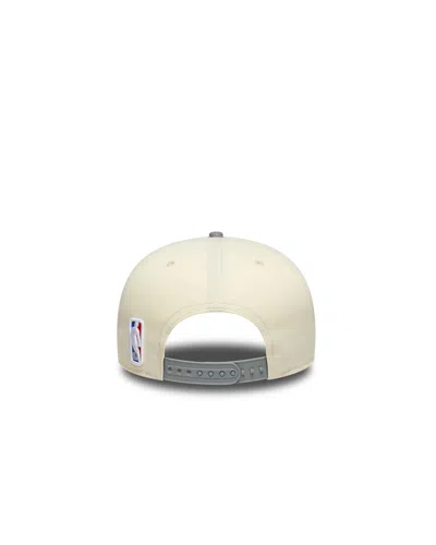 New Era Cappellino 9fifty Boston Celtics Nba Cord Visor Light Beige In Neutral