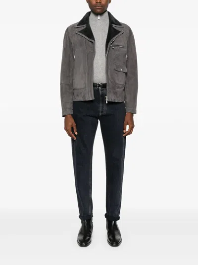 Brunello Cucinelli Five-pocket Denim Jeans With Belt Loops In Black