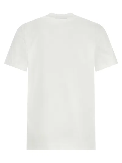 Versace Jersey Cotton T-shirt With Iconic Print In White