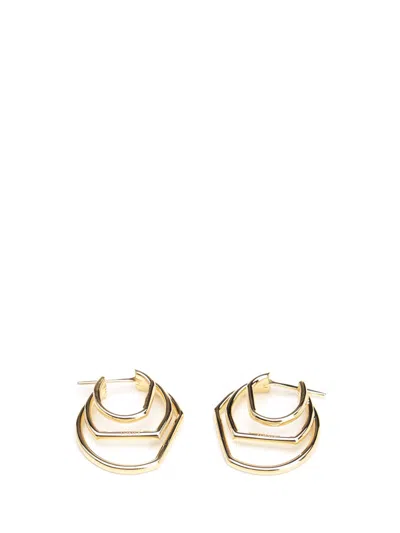 Loewe Multilayer Hoop Earrings Jewelry Gold
