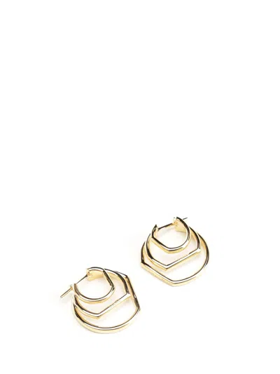 Loewe Multilayer Hoop Earrings Jewelry Gold