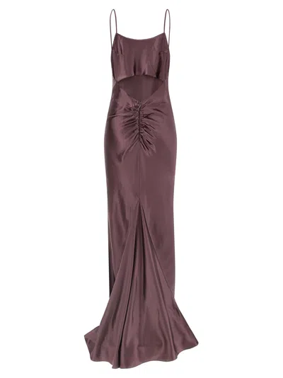 The Andamane Ninfea Dresses Purple In Gray