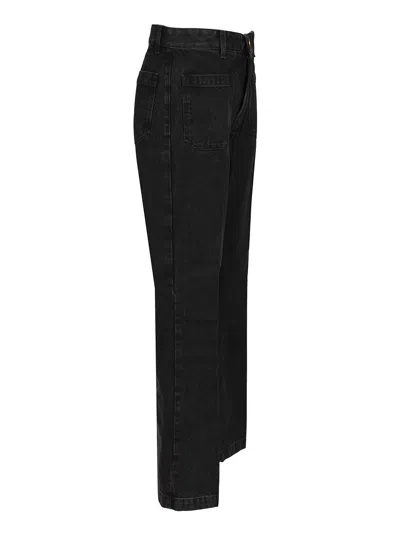 Seafarer Patch-pocket Jeans In Black