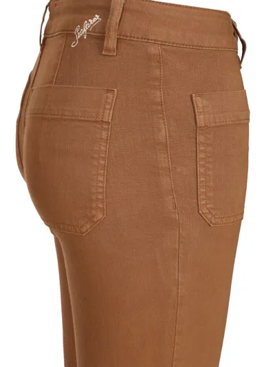 Seafarer Pantalone Delphine Jeans Brown In Brown