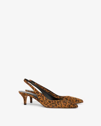 Isabel Marant Palga Slingbacks In Brown