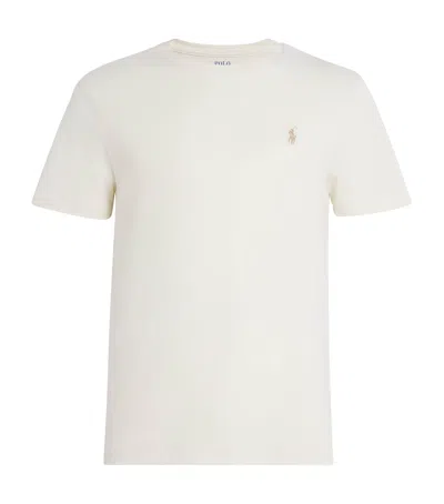 Polo Ralph Lauren Cotton Polo Pony T-shirt In White