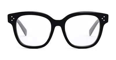 Celine Square Frame Glasses In Black
