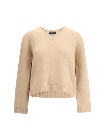 Fabiana Filippi Cashmere Sweater In Neutral