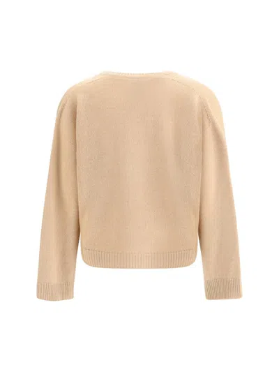 Fabiana Filippi Cashmere Sweater In Neutral