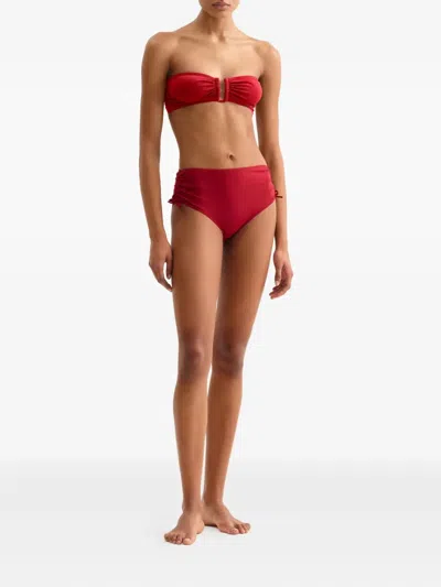 Eres Sofia Drawstring Bikini Briefs In Red