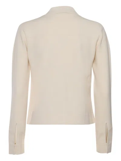 Max Mara Studio Cardigan In White