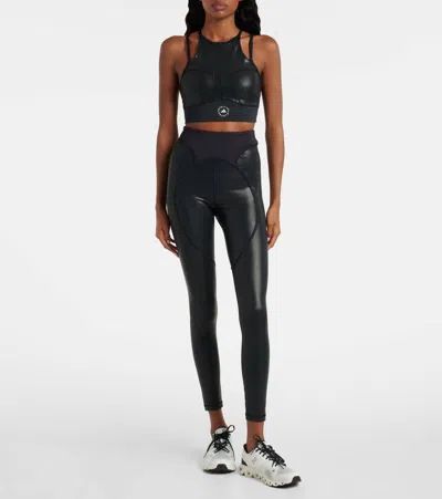 Adidas By Stella Mccartney Asmc Tpr Sports Bra In Black