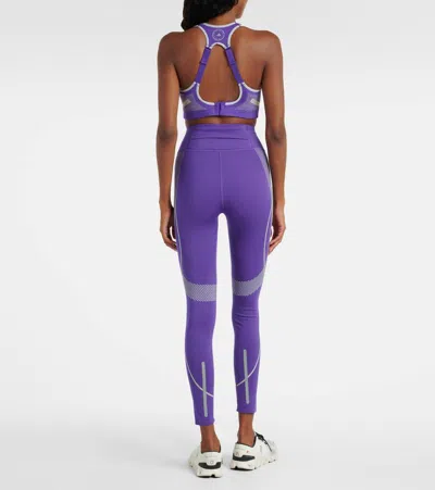 Adidas By Stella Mccartney Asmc Tpa Sports Bra In Purple