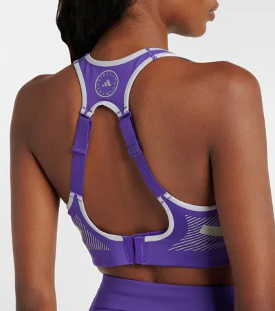 Adidas By Stella Mccartney Asmc Tpa Sports Bra In Purple