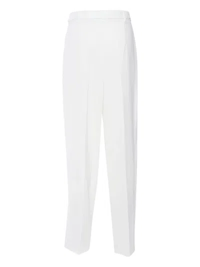 Max Mara Studio Neottia Long Trouser In White