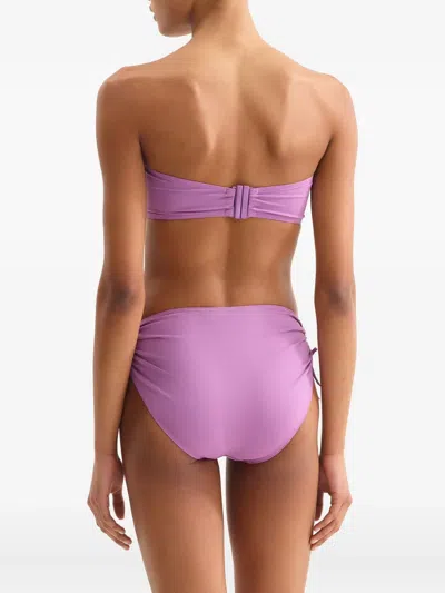 Eres Ever Drawstring-side Bikini Briefs In Purple