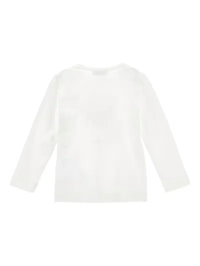 Monnalisa Kids' T-shirt St.lovers Jersey Jersey Cotone Stretch In White