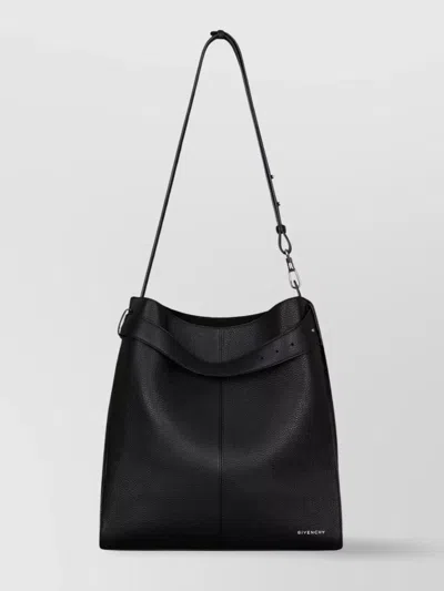 Givenchy Medium Grained Leather Belted Shoulder Bag