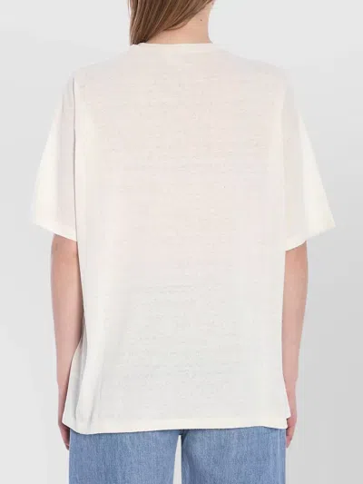 The Row Isha Oversize Cotton Jersey T-shirt In White