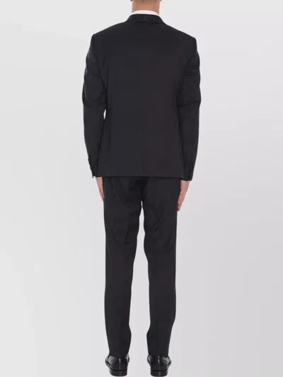 Tagliatore Tuxedo In Virgin Wool In Black