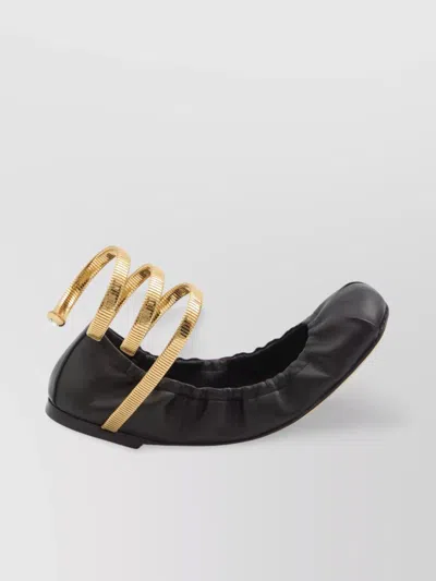 René Caovilla Rene Caovilla Juniper 10 Ballerinas In Black