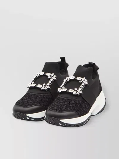 Roger Vivier "viv' Run" Sneaker In Black