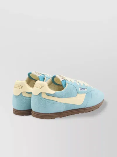 Autry Windspin Suede And Leather Low-top Sneakers In Multi