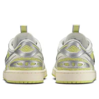 Air Jordan (wmns)  1 Low Method Of Make V3 'sail Luminous Green' In Neutral