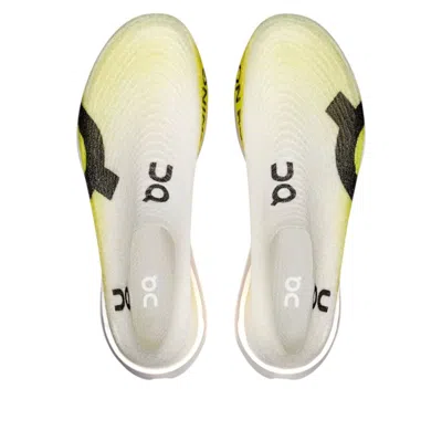 On Running Cloudboom Strike Ls 'white Lime' In Multi