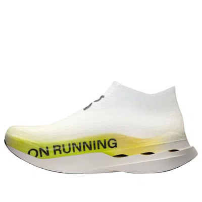 On Running Cloudboom Strike Ls 'white Lime' In Multi