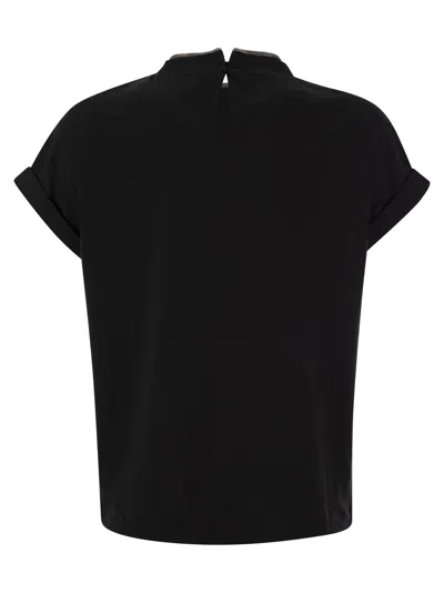 Brunello Cucinelli Cotton T-shirt In Black