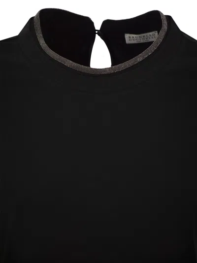 Brunello Cucinelli Cotton T-shirt In Black