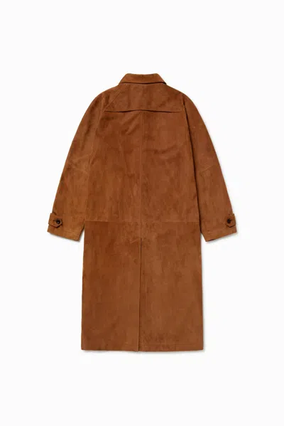 1989 Studio Leather Ribbed Makintosh In Burgundy